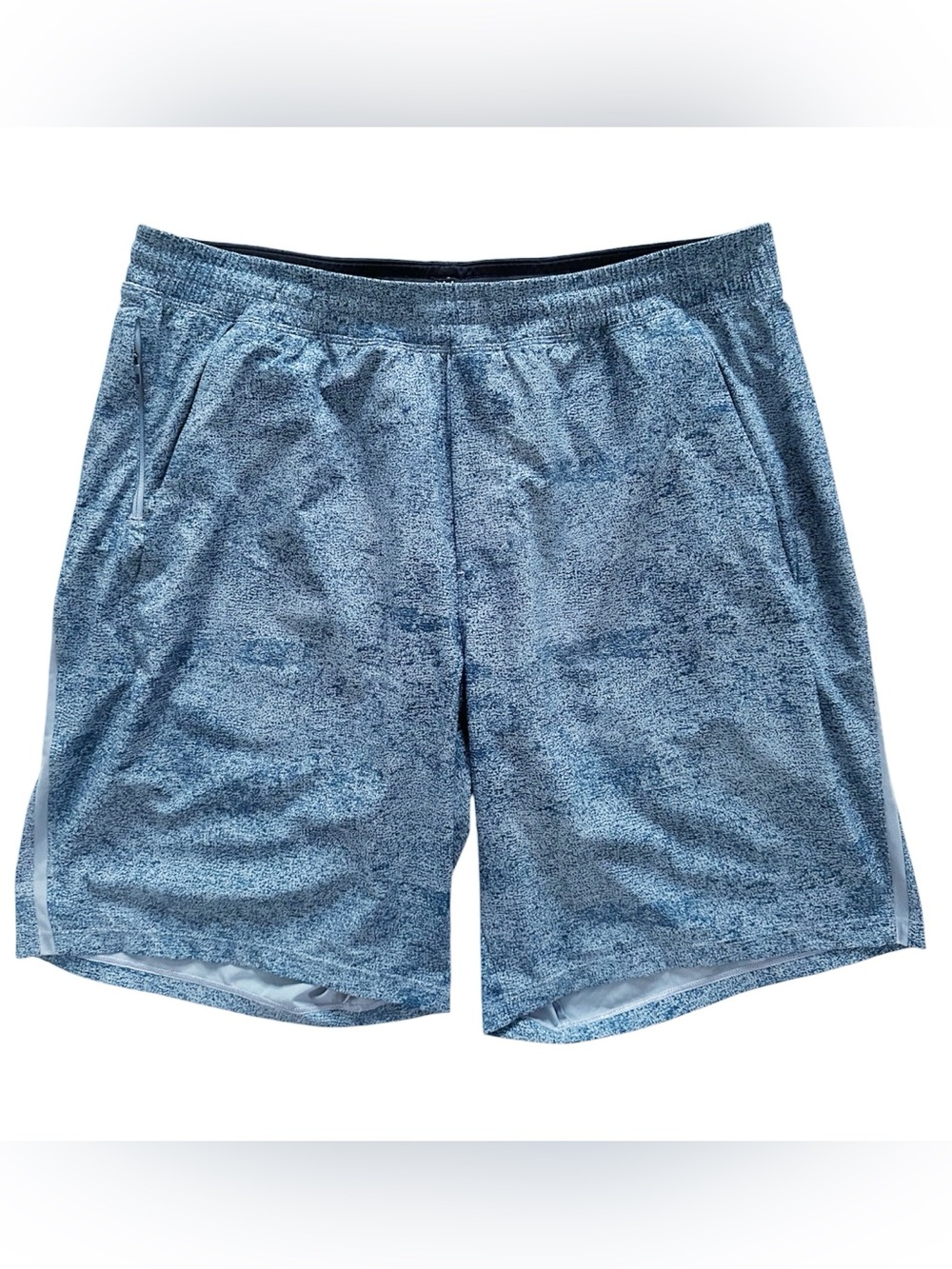Lululemon Men’s Pace Breaker Linerless Short 9" Infuse Texture Chambray Multi XL